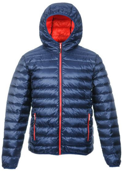 Load image into Gallery viewer, Alvivo Outdoorjas Glasgow heren nylon blauw rood maat XS
