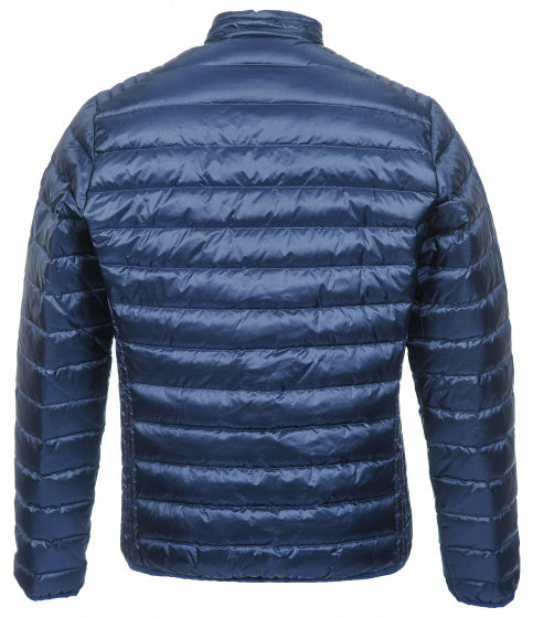 Load image into Gallery viewer, Alvivo Outdoorjas Workuta heren nylon donkerblauw rood mt XS
