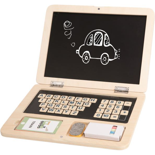Load image into Gallery viewer, Tooky toy Educatief Houten Speelgoed Laptop 58-delig

