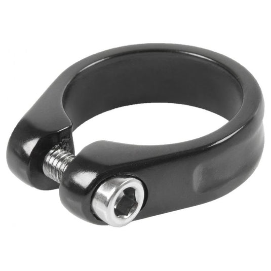 M-Wave Zadelpenklem 31,8 mm aluminium zwart