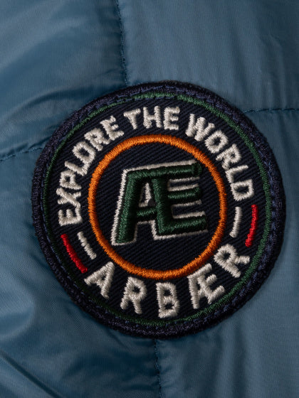 Load image into Gallery viewer, Arbaer Aaron Padded Jacket Heren Jeansblauw Maat M

