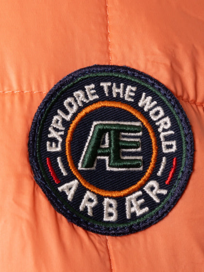 Load image into Gallery viewer, Arbaer Aaron Padded Jacket Heren Koraaloranje Maat L
