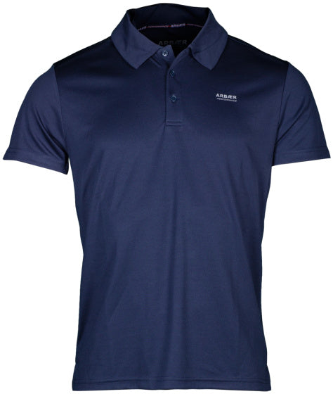 Load image into Gallery viewer, Arbaer Andrew poloshirt tech heren blauw maat L
