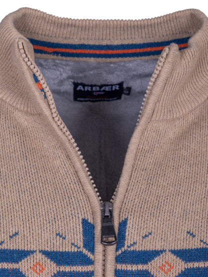 Load image into Gallery viewer, Arbaer Antonio Norwegian vest heren zandkleurig maat L
