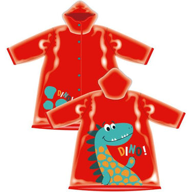 Arditex Regenjas junior PVC rood maat 6 jaar
