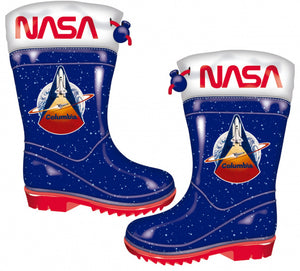 Arditex Nasa Regenlaarzen Junior PVC Blauw Rood Maat 24