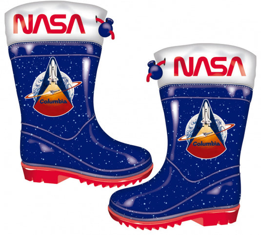 Arditex Nasa Regenlaarzen Junior PVC Blauw Rood Maat 24