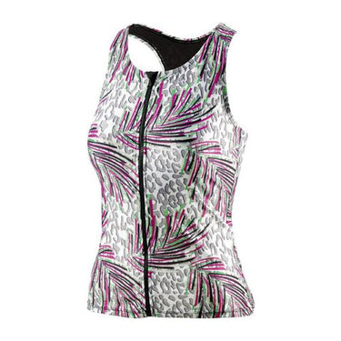 Beco Tanktop BEsuit dames B-cup polyamide elastaan roze groen mt 46