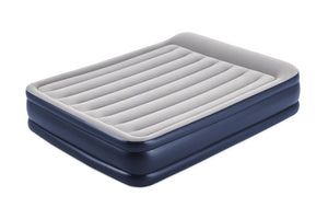 Bestway Luchtbed tritech 46 cm queen 203 cm blauw grijs