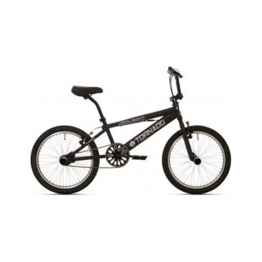 Bikefun 20 Inch 31 cm Unisex V-Brakes Matzwart