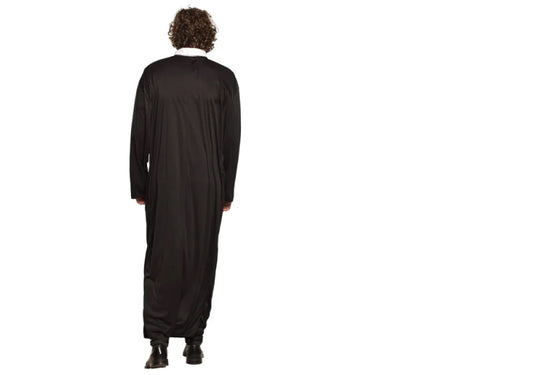 Boland Verkleedpak Priester Heren Zwart maat M L