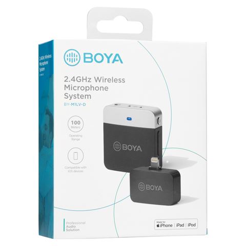 Load image into Gallery viewer, Boya 2.4 GHz Dasspeld Microfoon Draadloos BY-M1LV-D voor iOS

