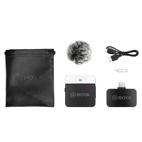 Load image into Gallery viewer, Boya 2.4 GHz Dasspeld Microfoon Draadloos BY-M1LV-U voor USB-C
