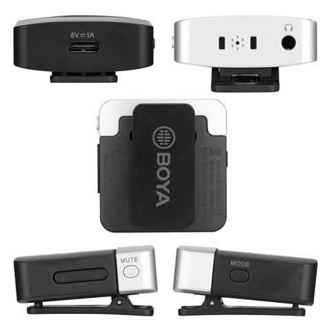 Load image into Gallery viewer, Boya 2.4 GHz Dasspeld Microfoon Draadloos BY-M1LV-U voor USB-C
