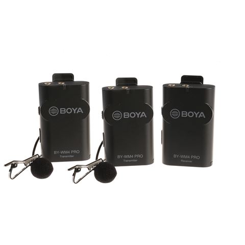 Load image into Gallery viewer, Boya 2.4 GHz Duo Lavalier Microfoon Draadloos BY-WM4 Pro-K2
