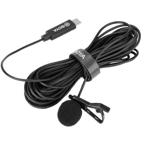 Load image into Gallery viewer, Boya Clip-on Lavalier Microfoon BY-M3 voor USB-C
