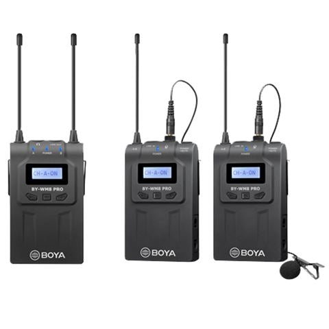 Load image into Gallery viewer, Boya UHF Duo Lavalier Microfoon Draadloos BY-WM8 Pro-K2
