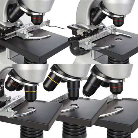 Load image into Gallery viewer, Byomic Microscoop 3,5 inch LCD Deluxe 40x - 1600x in Koffer
