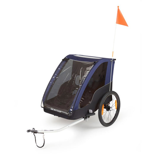 Polisport Duo Fietskar - Blauw, 2 kinderen, 20 inch, 41kg