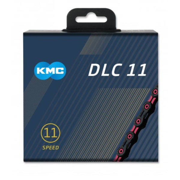 KMC ketting DLC11 black pink 118s