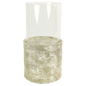 Hi-point Ratko kaarsenhouder 23 x 44 cm keramiek goud