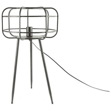 Hi-point Hugo tafellamp 37 x 37 x 65 cm E27 RVS zwart