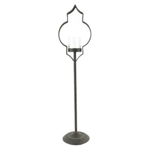 Hi-point Sahar L waxinelichthouder 77,2 cm nikkel zwart