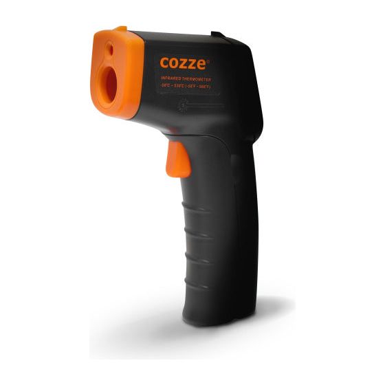 Load image into Gallery viewer, Cozze Thermometer infrarood tot 530 °C oranje zwart
