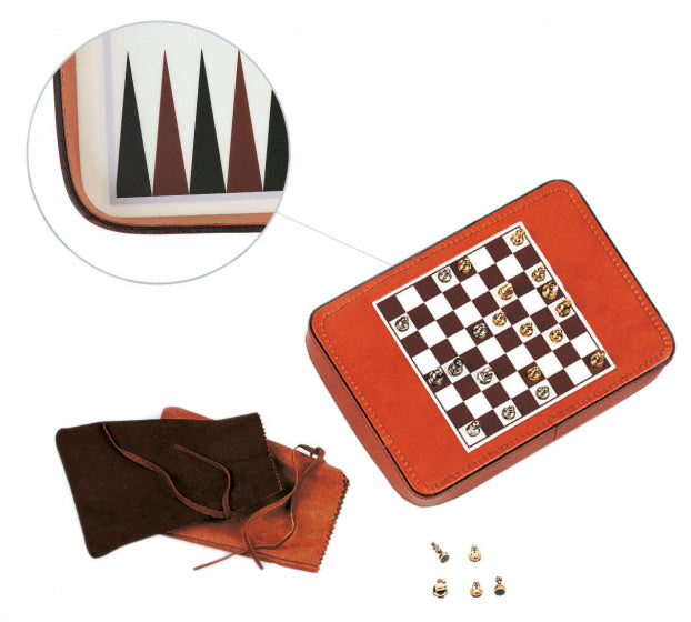 Load image into Gallery viewer, Dal negro Reisspellen set 28 x 24 cm 5-delig bruin wit
