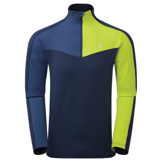 Load image into Gallery viewer, Dare 2b Longsleeve Depose heren polyester blauw lime maat XS
