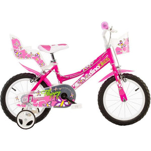 Dino Happy 16 Inch 27 cm Meisjes Knijprem Roze