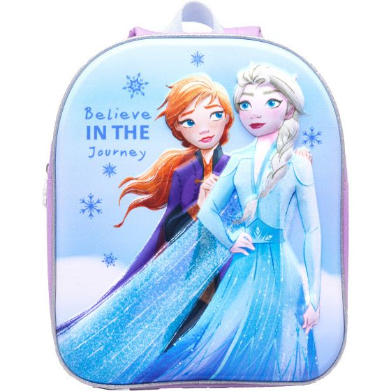 Load image into Gallery viewer, Disney Frozen rugzak 3D junior 8 liter lichtblauw lila
