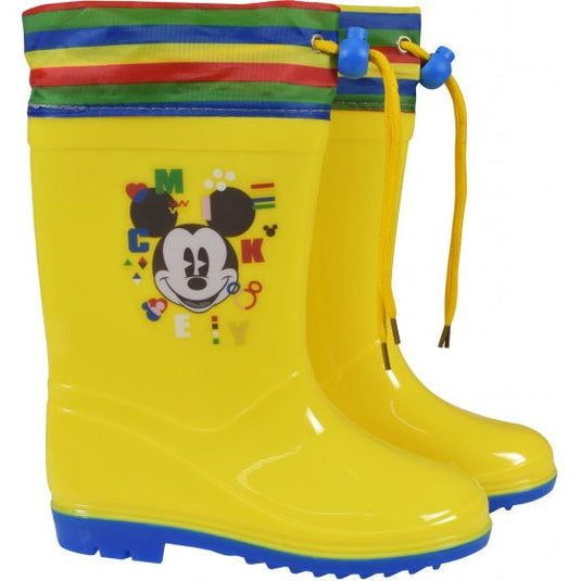 Disney Regenlaarzen Mickey Mouse junior PVC geel maat 30-31