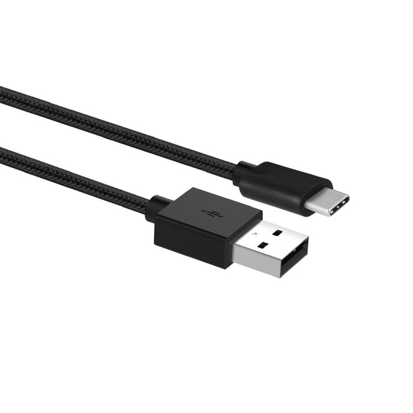 Act usb-a male naar usb-c male laad en sync kabel 1m nylon