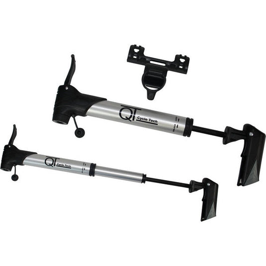 Qtcycletech Qt mini pomp leon dv sv av 23 cm met houder blister 1304430