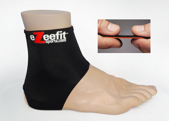 Load image into Gallery viewer, Ezeefit Enkelsokken voor Drukpunten Anti-blaren 2 mm Zwart maat 36-38
