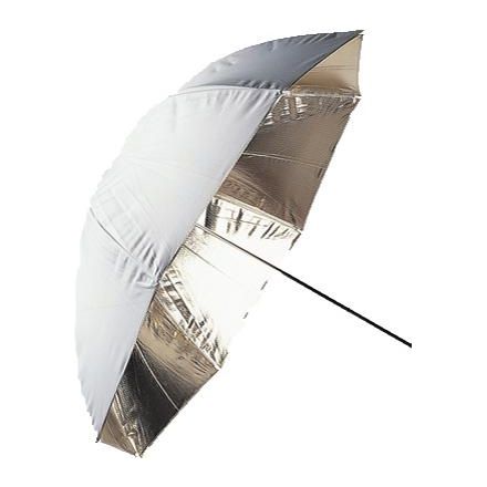 Load image into Gallery viewer, Falcon Eyes Flitsparaplu UR-48G Goud Wit 122 cm
