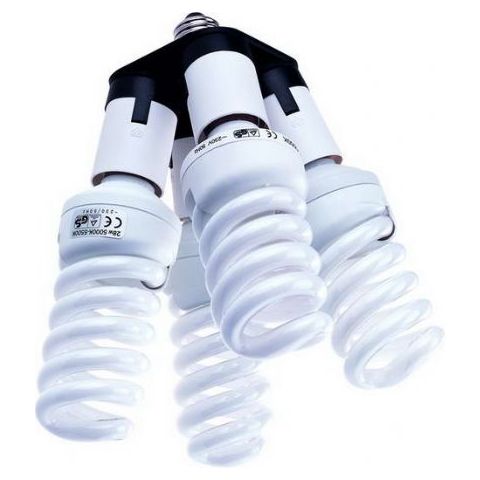 Load image into Gallery viewer, Falcon Eyes Lamphouder AD-4E27 van 1 naar 4 Lampen
