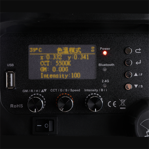 Load image into Gallery viewer, Falcon Eyes RGB LED Fresnel Spot Dimbaar DM2 200W
