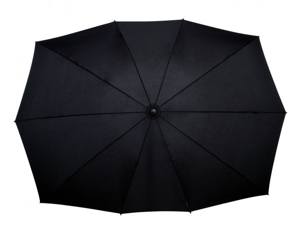 Duo Paraplu met Handopening 148 cm Zwart