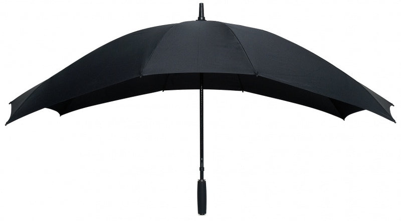 Load image into Gallery viewer, Falcone Duo Paraplu met Handopening 148 cm Zwart
