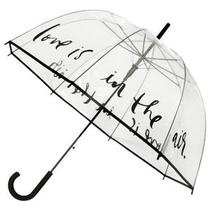 Falconetti Love is in the air koepelparaplu 85 cm transparant