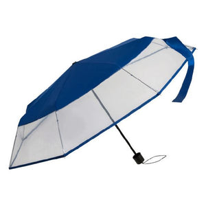 Falconetti Paraplu 24 x 90 cm staal polyester blauw transparant