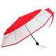 Falconetti Paraplu 24 x 90 cm staal polyester rood transparant