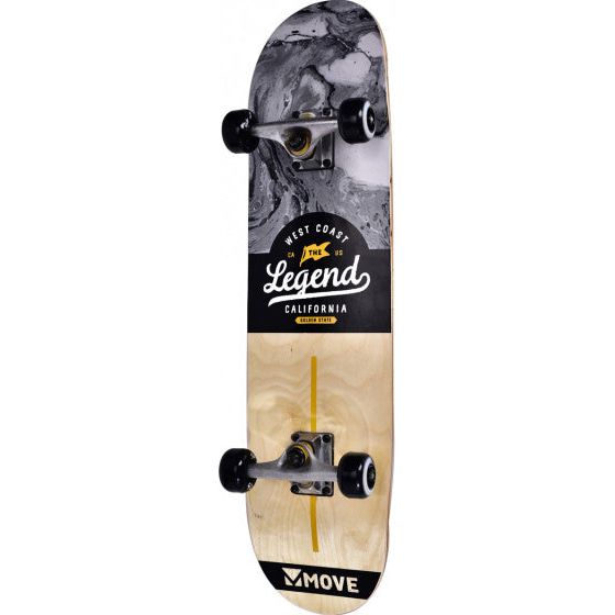 Load image into Gallery viewer, Fila Legend skateboard 31 inch junior Abec 7 zwart grijs
