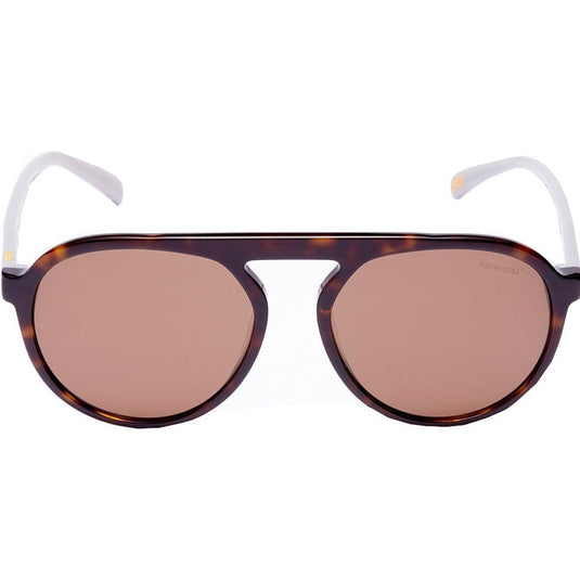 Formula Zonnebril unisex piloot cat.4 donkerbruin bruin