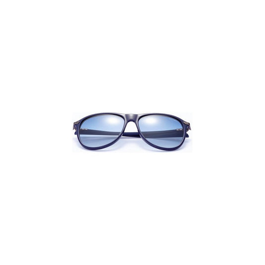 Formula Zonnebril unisex rond cat.4 navy lichtblauw