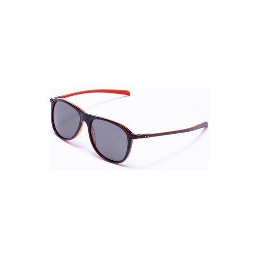 Formula Zonnebril unisex rond cat.4 zwart lichtgrijs