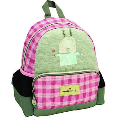 Hallmark Nordic Bunny rugzak junior 11 x 25 x 31 cm grijs roze