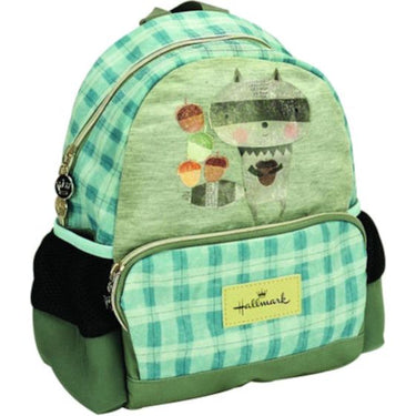 Hallmark Nordic Racoon rugzak junior 11 x 25 x 31 cm grijs blauw